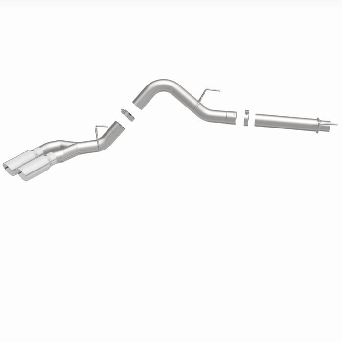 Magnaflow 19422 MagnaFlow CatBack 2018 Ford F-150 V6-3.0L Dual Exit Polished Stainless Exhaust - MF Series
