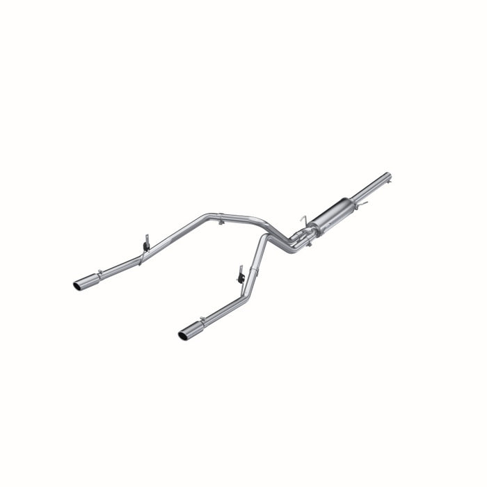 MBRP S5112AL 2004-2005 Dodge RAM Hemi 1500 5.7L SC/CC-SB Cat Back Dual Split Rear
