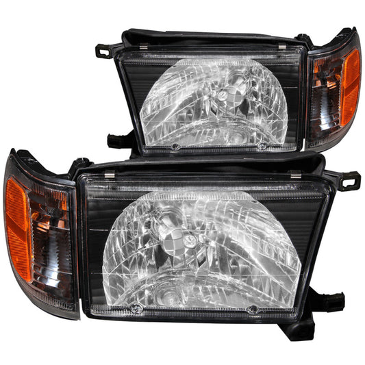 ANZO 111077 1999-2002 Toyota 4Runner Crystal Headlights Black