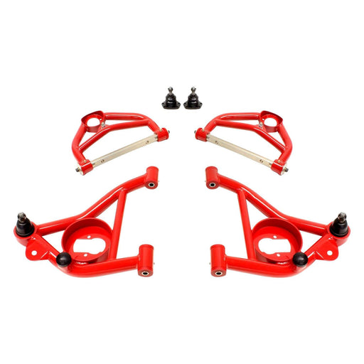 BMR Suspension AA030R BMR 78-87 G-Body Upper And Lower A-Arm Kit - Red — manufacturer product image