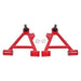 BMR Suspension AA041R BMR 94-04 Mustang Lower Non-Adj. A-Arms (Coilover Only) w/ STD. Ball Joint (Poly) - Red — manufacturer product image