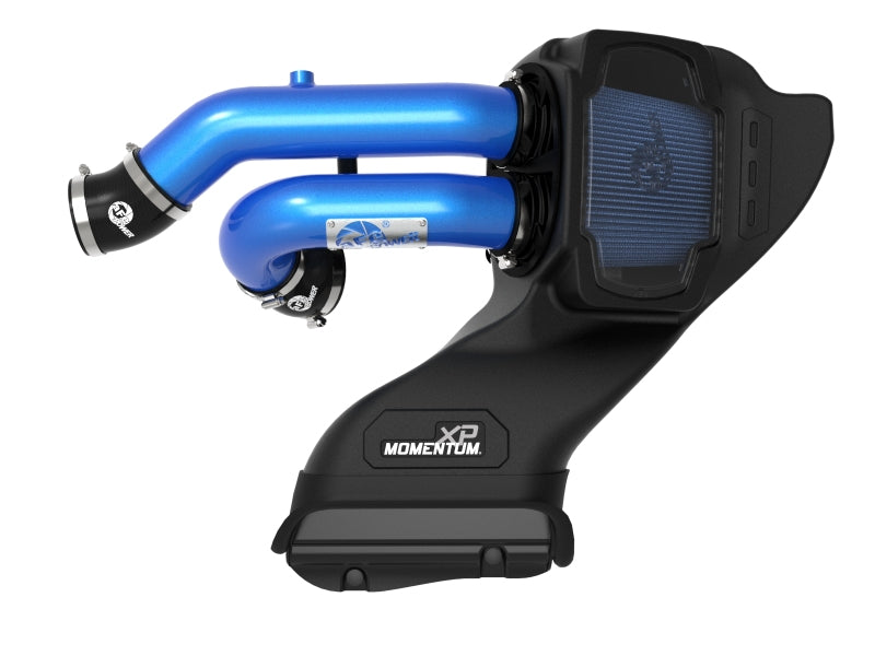 aFe 50-30072RL 21-22 Ford F-150 Raptor V6-3.5L(tt) Momentum XP Cold Air Intake System - Blue w/ Pro 5R Filter