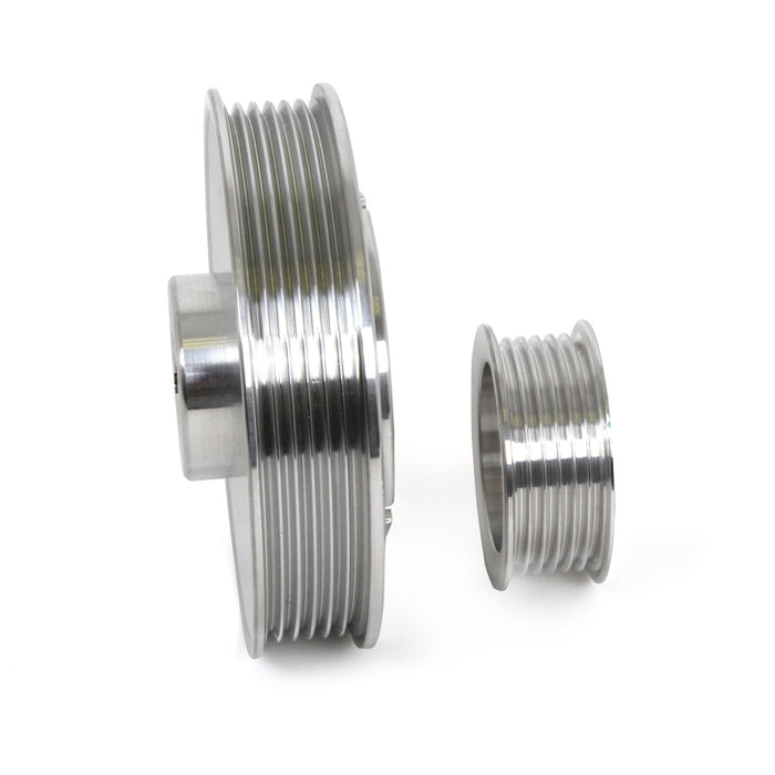 BBK 1559 02-04 Mustang 4.6 GT Underdrive Pulley Kit - Lightweight CNC Billet Aluminum (3pc)