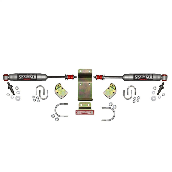 Skyjacker 9208 2018 Jeep Wrangler JL - Silver Dual Steering Damper Kit