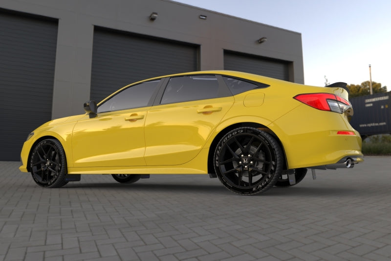 Rally Armor MF90-UR-BLK/BL 22-25 Honda Civic/Civic Si/Sport Black UR Mud Flap w/Blue Logo