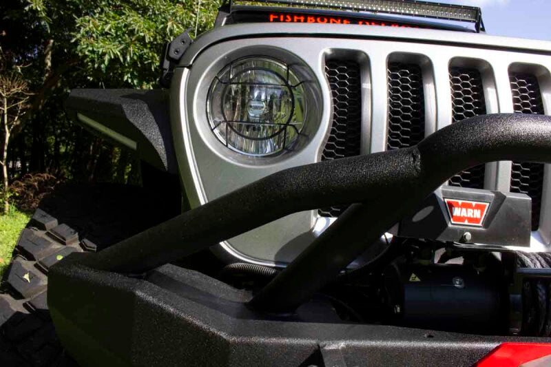 Fishbone Offroad FB22088 2018+ Jeep Wrangler JL Mid-Width Winch Front Bumper
