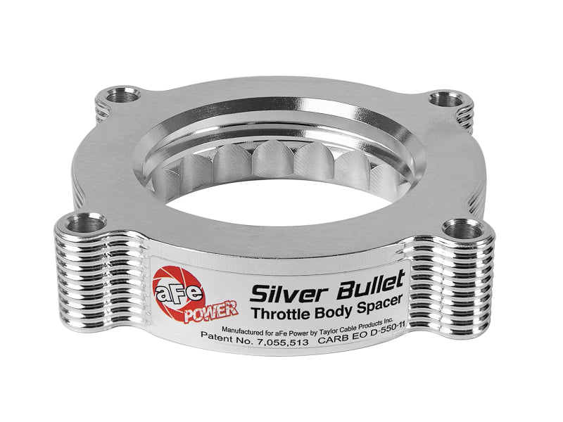 aFe 46-33011 Silver Bullet Throttle Body Spacers TBS Ford F-150 Raptor 10-12 V8-6.2L