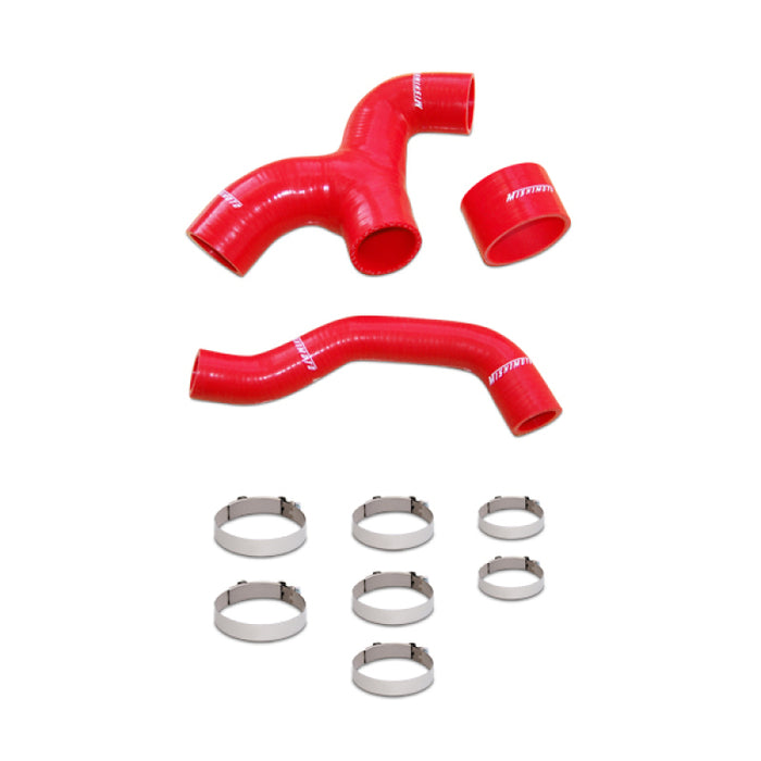 Mishimoto MMHOSE-SUB-INTRD 02-05 Subaru WRX Red Silicone Intercooler Hoses