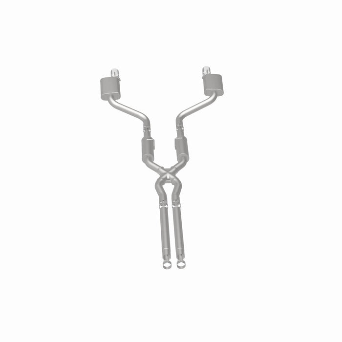 Magnaflow 15494 MagnaFlow 11-12 Dodge Charger SRT-8 Hemi Dual Split Rear Exit Stainless Cat-Back Performance Exhaust