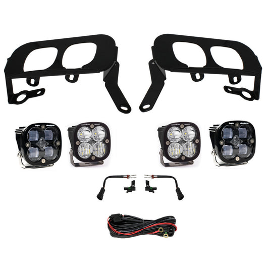 Baja Designs 447530 14-15 Silverado 1500 White Fog Pocket Kit - Amber