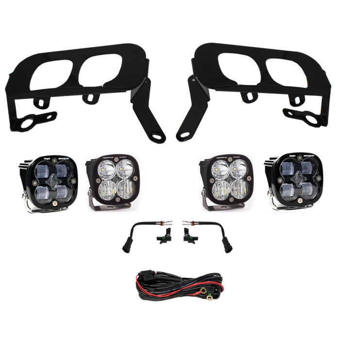 Baja Designs 447530 14-15 Silverado 1500 White Fog Pocket Kit - Amber