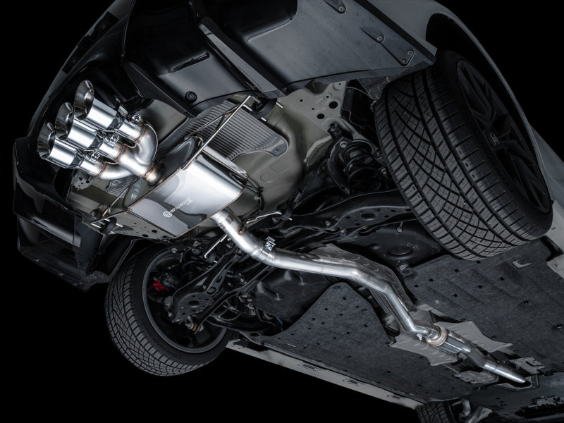 AWE Tuning 3015-52335 2024 Acura Integra Type S DE5 FWD Touring Edition Exhaust w/ Triple Chrome Silver Tips