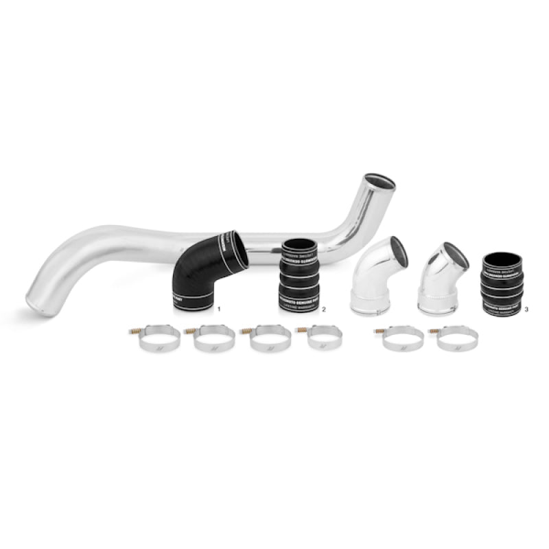 Mishimoto MMINT-DMAX-06KSL 06-10 Chevy 6.6L Duramax Intercooler Kit w/ Pipes (Silver)
