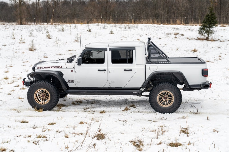 N-Fab J19BR-RLT ARC Sports Bar 20-22 Jeep Gladiator - Textured Black(Roll-N-Lock Cover Fitment Only)
