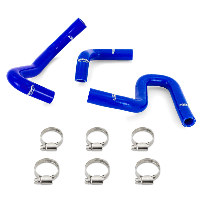 Mishimoto MMHOSE-4RUN34-96HHBL 96-02 4Runner 3.4L Silicone Heater Hose Kit (w/o Rear Heater) Blu