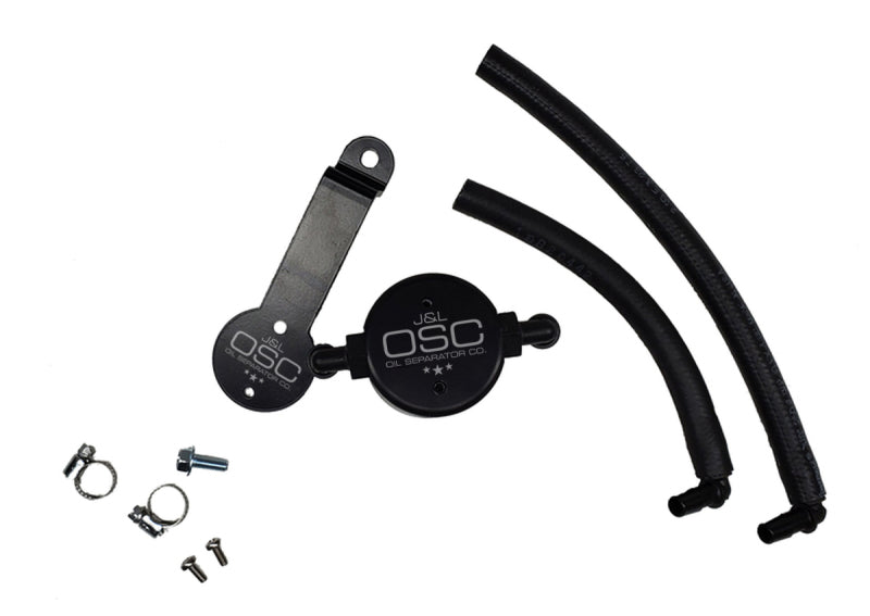 J&L 3104D-B 16-23 Toyota Tacoma 3.5L Driver Side Oil Separator 3.0 - Black Anodized