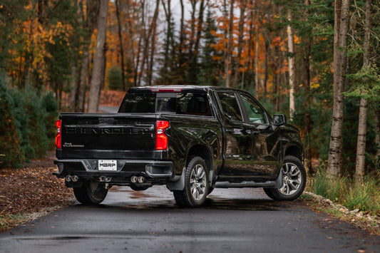 MBRP S50043CF 19-21 Chevrolet Silverado 1500 5.3L 3in Cat Back w/ 2.5in OD Carbon Fiber Tips - T304