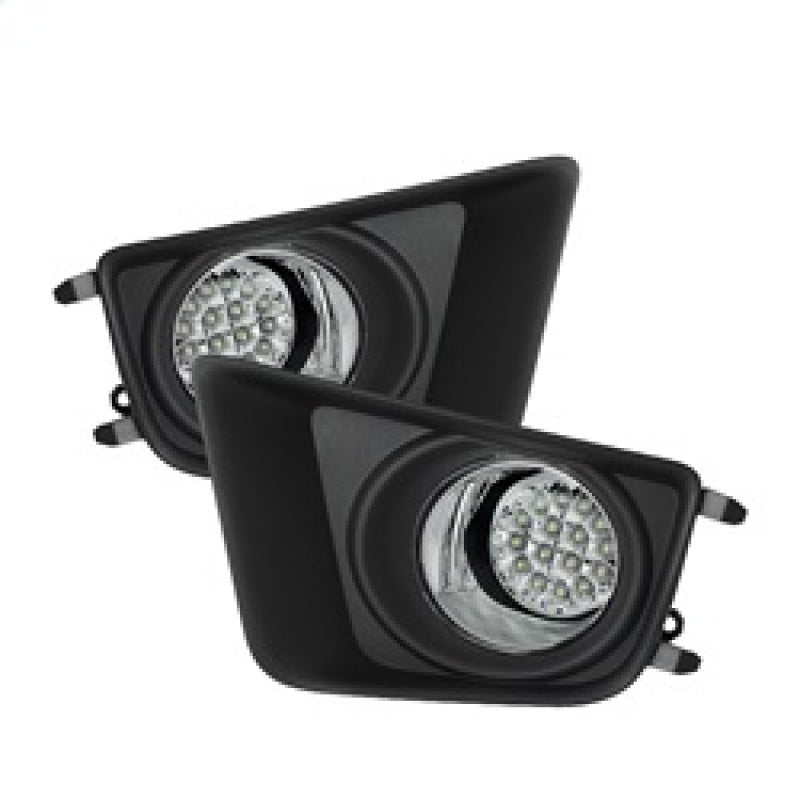 SPYDER 5075154 Spyder Toyota Tacoma 2012-2015 LED Fog Lights w/Switch Clear FL-LED-TTA2012-C