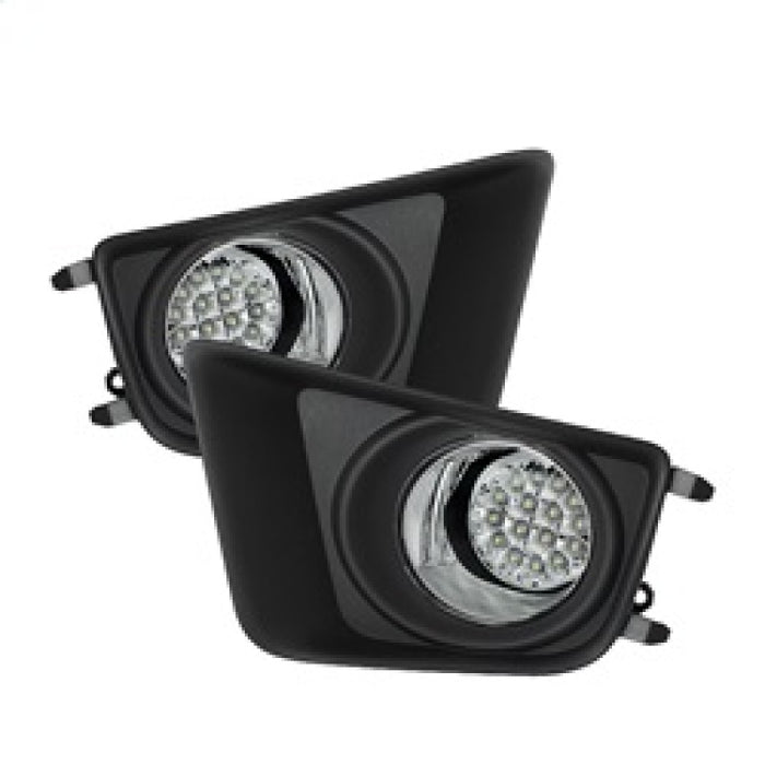 SPYDER 5075154 Spyder Toyota Tacoma 2012-2015 LED Fog Lights w/Switch Clear FL-LED-TTA2012-C