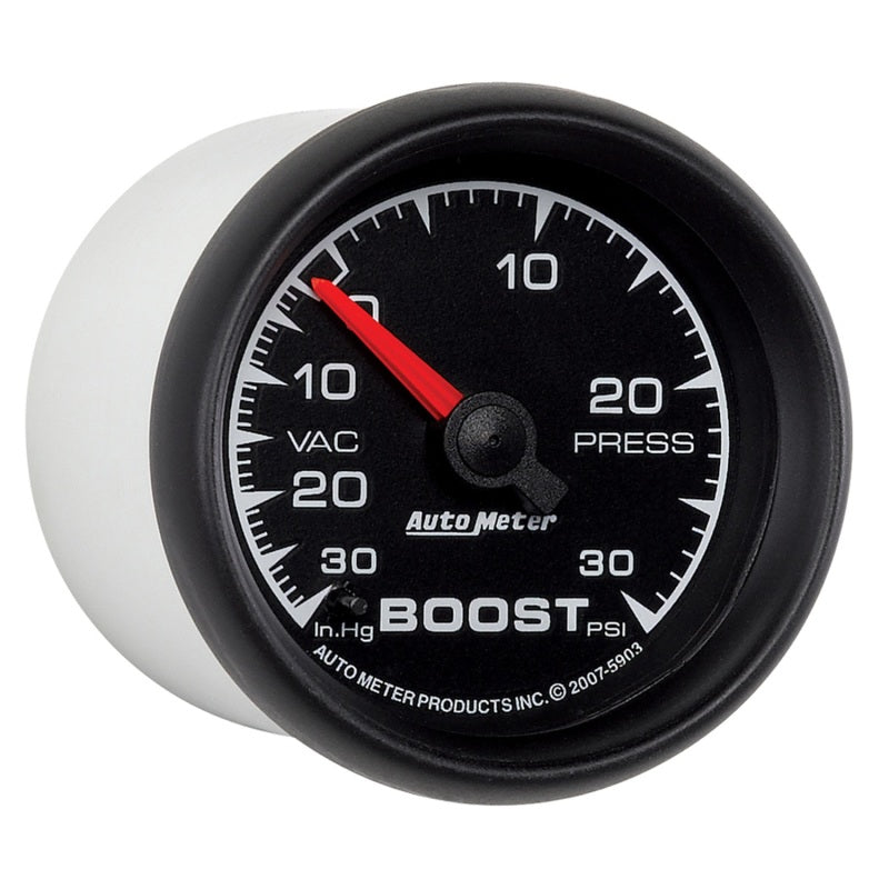 AutoMeter 5903 Autometer ES 52mm Boost/Vacuum Gauge