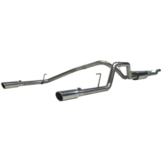 MBRP S5402409 2004-2009 Nissan Titan 5.6L EC/CC Cat Back Dual Split Rear