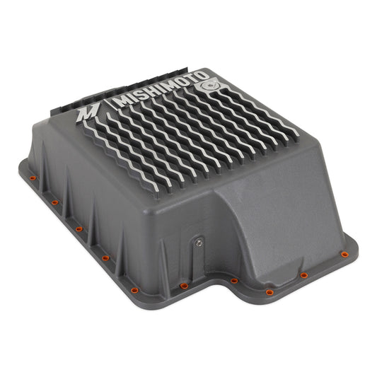 Mishimoto MMTP-F2D-89 89-10 Powerstroke E4OD 4R100 5R110 Trans Pan Cast GR
