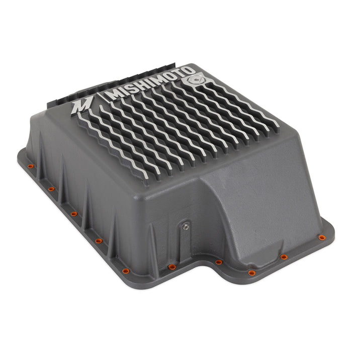 Mishimoto MMTP-F2D-89 89-10 Powerstroke E4OD 4R100 5R110 Trans Pan Cast GR