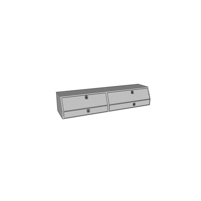 Westin 80-TBS200-96D-BD /Brute Contractor TopSider 96in w/ Drawers & Doors - Aluminum