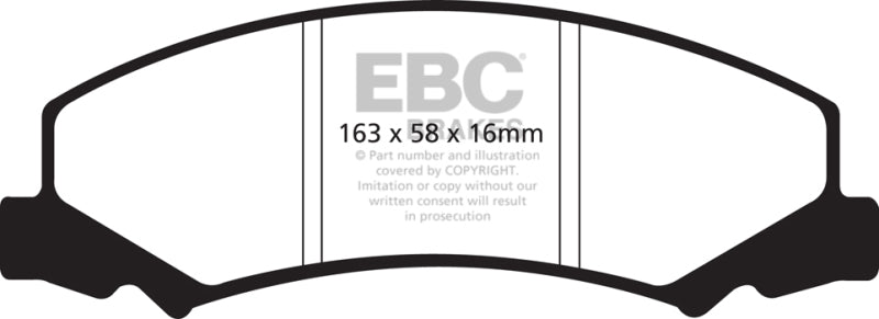 EBC DP31762C 08-09 Buick Allure (Canada) 5.3 Redstuff Front Brake Pads