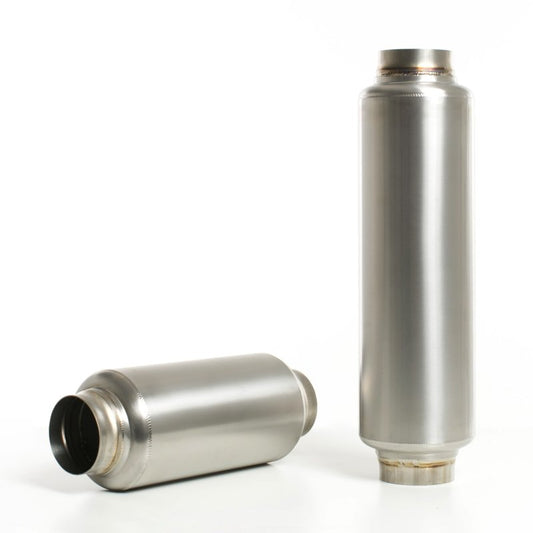Ticon 116-07613-0000 Industries 12in OAL 3.0in In/Out Ultralight Titanium Muffler