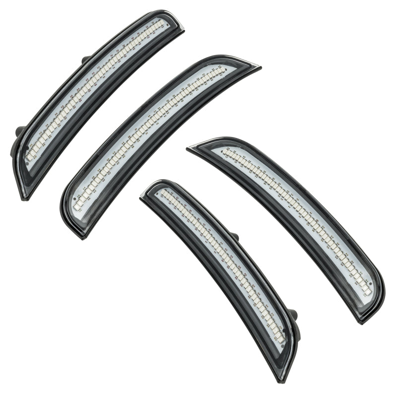 ORACLE Lighting 9880-PY4-C Oracle 15-21 Dodge Charger Concept Sidemarker Set - Clear - Yellow Jacket (PY4)