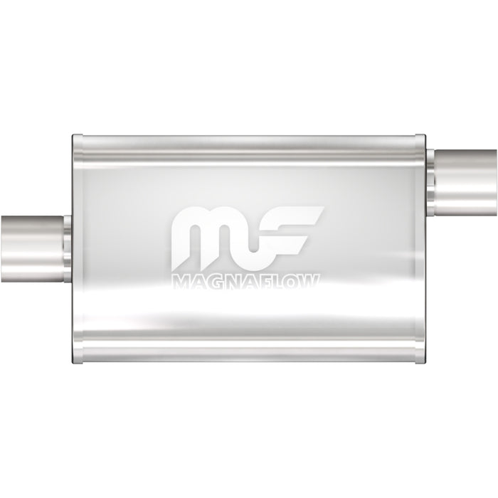 Magnaflow Perf Exhaust MAG11226 Stainless Muffler 2.5in Offset In/Center Out