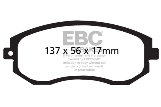 EBC DP21884 12+ Scion FR-S 2 Greenstuff Front Brake Pads