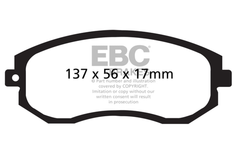 EBC DP21884 12+ Scion FR-S 2 Greenstuff Front Brake Pads