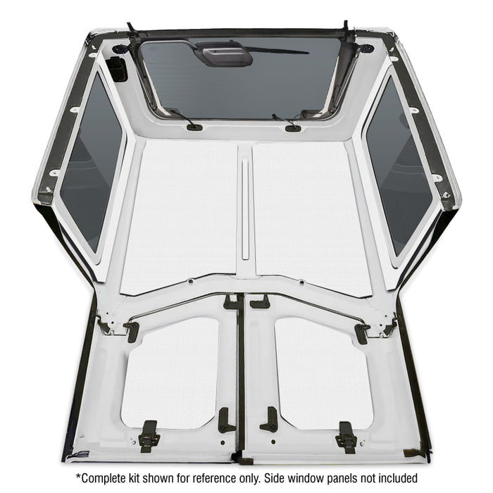 DEI 50190 18-23 Jeep Wrangler JL 2-Door Boom Mat Headliner - 5 Piece - White