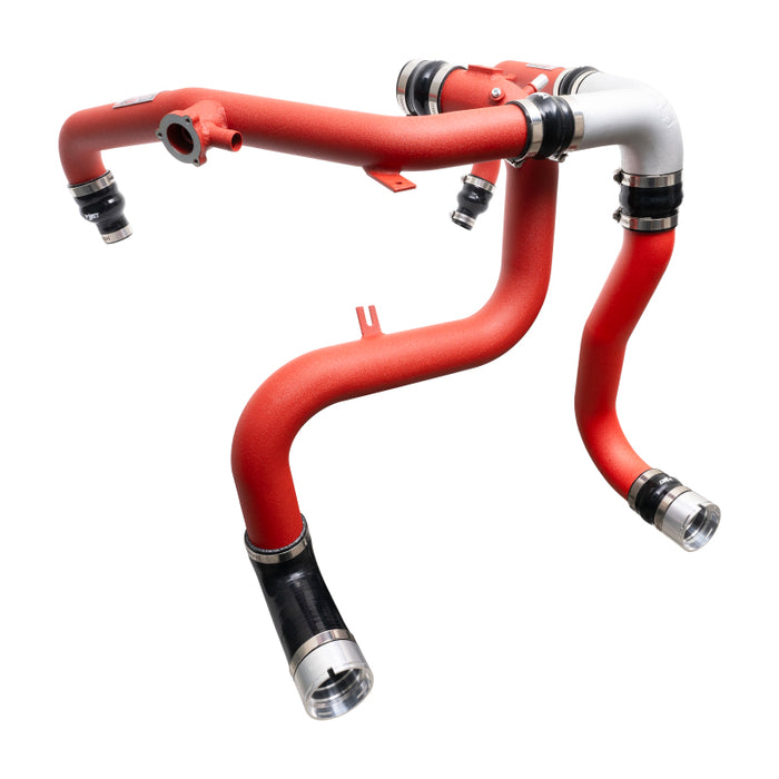 Injen SES9301ICPWR 21-23 Ford Bronco 2.7L V6 (TT) EcoBoost SES Intercooler Pipes - Wrinkle Red