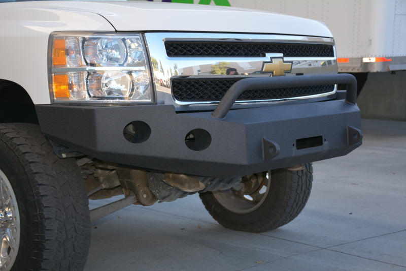 DV8 Offroad FBCS1-01 07-13 Chevrolet Silverado 1500 Front Bumper - Black Powdercoat