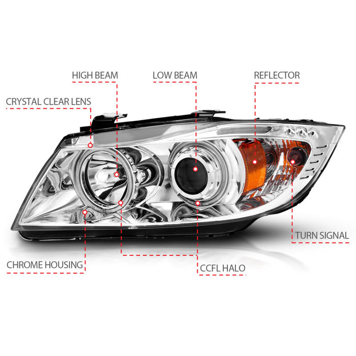 ANZO 121336 ANZ LED/Projector Headlights