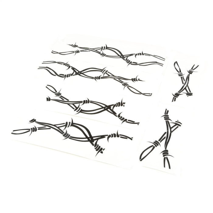 Rugged Ridge 12300.32 Side Decals Pair Barbed Wire 07-18 Jeep Wrangler