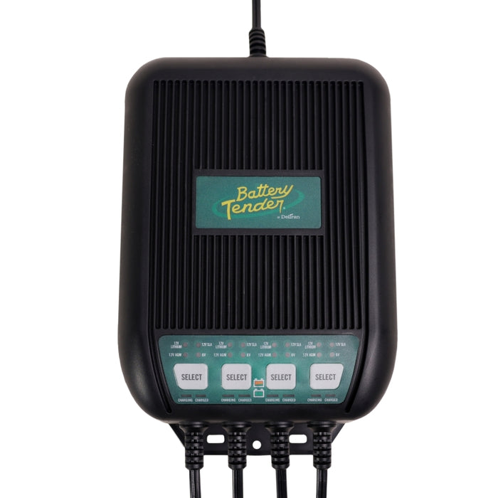 Battery Tender 022-1004-DL-WH 4 Bank 12A On-Board Marine Battery Charger