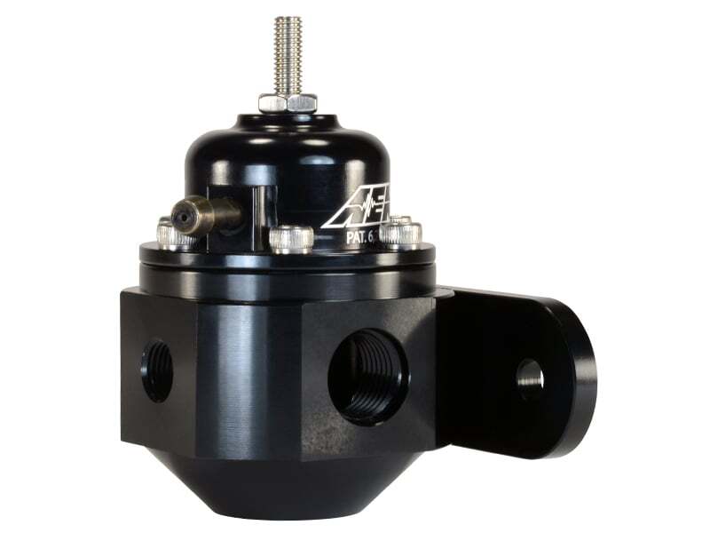 AEM 25-302BK Universal Black Adjustable Fuel Pressure Regulator
