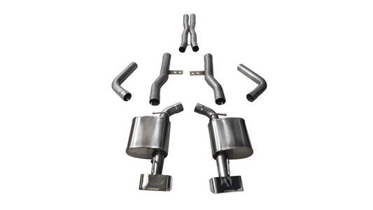 CORSA Performance 14994 Corsa 2015-2023 Dodge Challenger SRT / Scat Pack / R/T 6.4L Polished Xtreme Cat-Back Exhaust