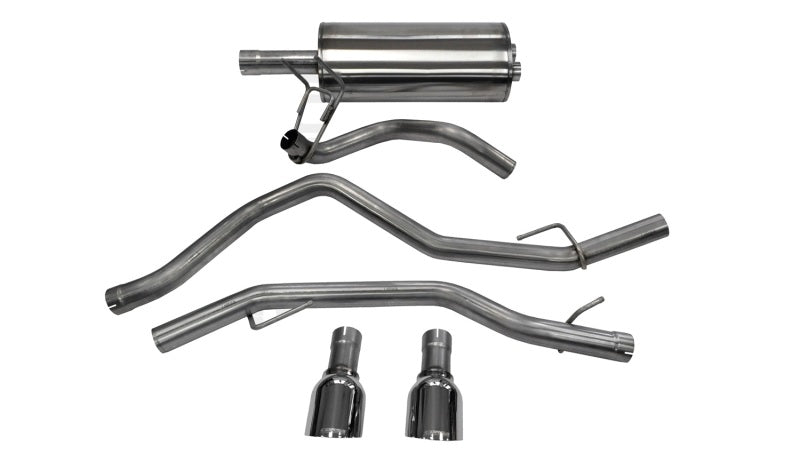 CORSA Performance 14405 Corsa 2009-2018 Dodge RAM 1500 4.7L Quad/Crew Cab/Short Bed Polished Dual Exit Cat-Back Exhaust