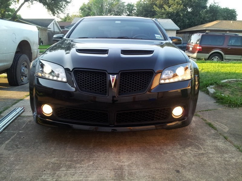 SPYDER 5011626 Spyder Pontiac G8 08-09 Projector Headlights DRL Black High H1 Low H7 PRO-YD-PG808-DRL-BK