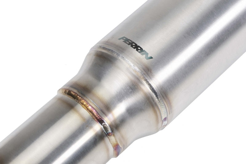 Perrin Performance PSP-EXT-340BR PERRIN 22-25 Subaru WRX Stainless Steel Midpipe w/Resonator 3in. (Fits OEM/Aftermarket Mufflers)