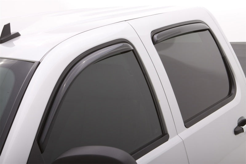 LUND 184977 Lund 2017 Nissan Titan Crew Cab Ventvisor Elite Window Deflectors - Smoke (4 Pc.)