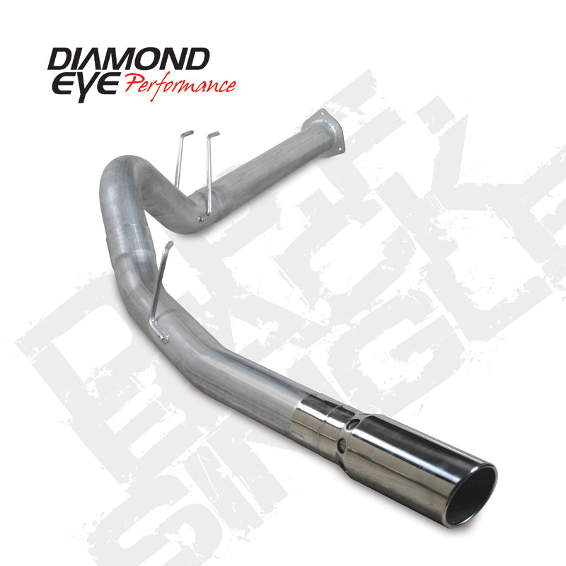 Diamond Eye Performance K4376A Diamond Eye KIT 4in DPF BACK SGL AL: 2011 FORD 6.7L PWRSTROKE F250/F350