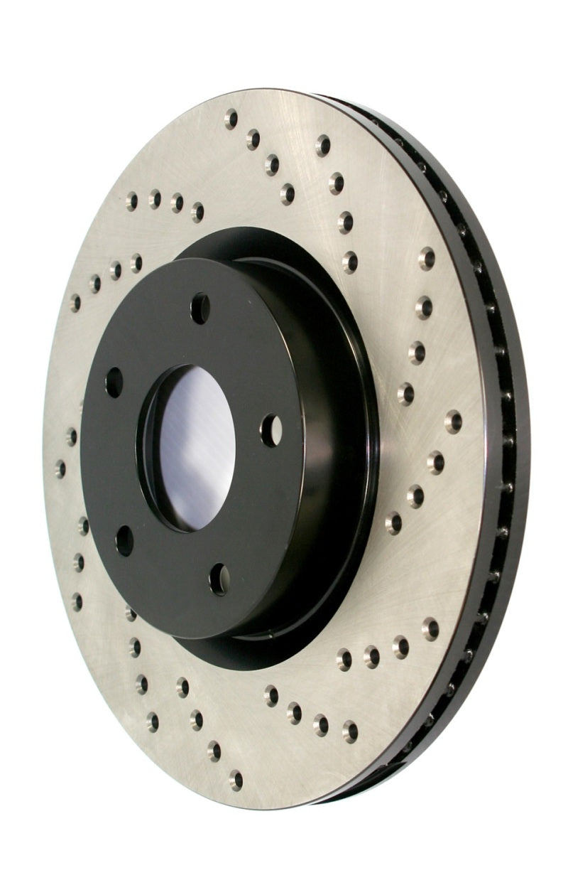 Stoptech 128.34147R StopTech Sport Cross Drilled Brake Rotor - Rear Right