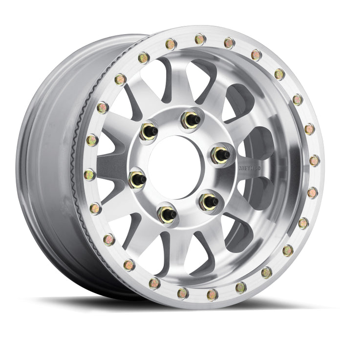 Method Wheels MR10179080312B Method MR101 Beadlock 17x9 -12mm Offset 8x6.5 130.81mm CB Raw Machined w/BH-H24125 Wheel