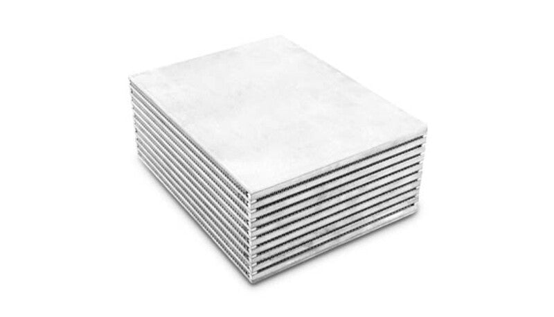 Vibrant 12972 10in W x 4in H x 8in Thick Water to Air Intercooler Core
